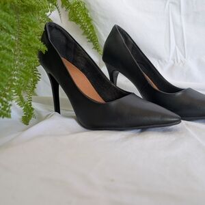 Sleek Black Women's Heels